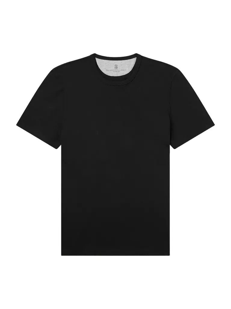Brunello Cucinelli Ribbed Jersey T-Shirt - Men