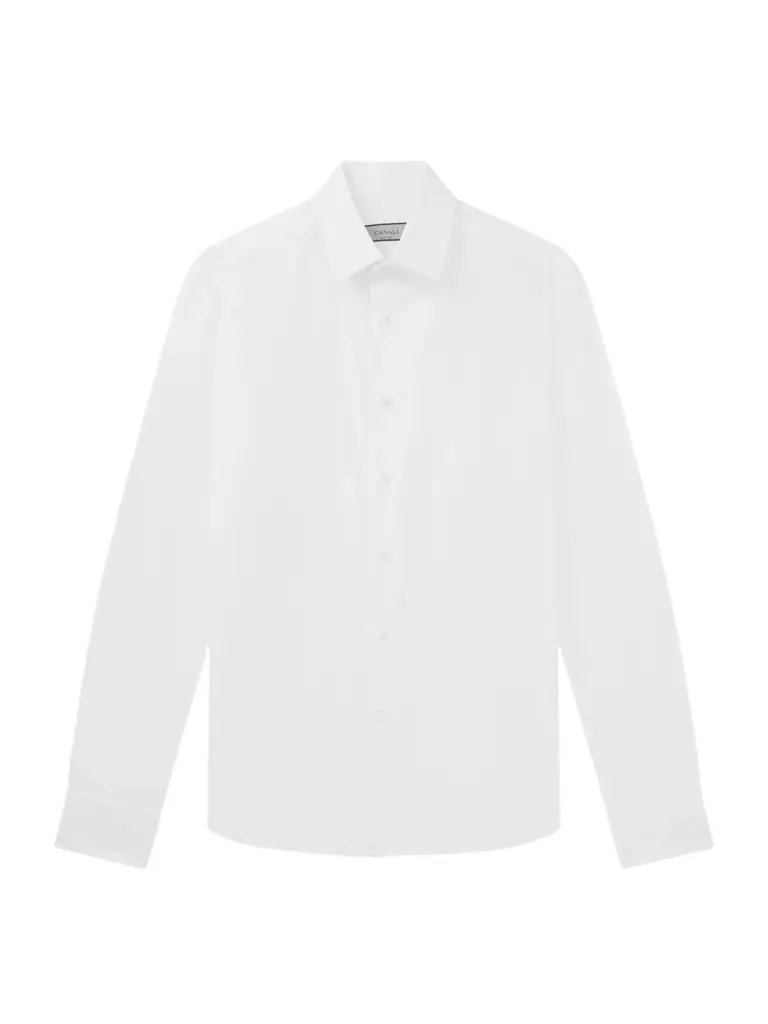 Canali Essential Cutaway-Collar Cotton-Poplin Shirt - Men