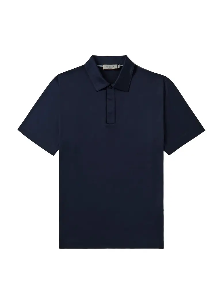 Canali Cotton-Jersey Polo Shirt - Men