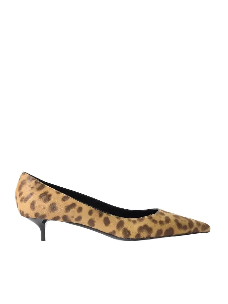 Jimmy Choo Amelia 40 Leopard-print Calf Hair Pumps