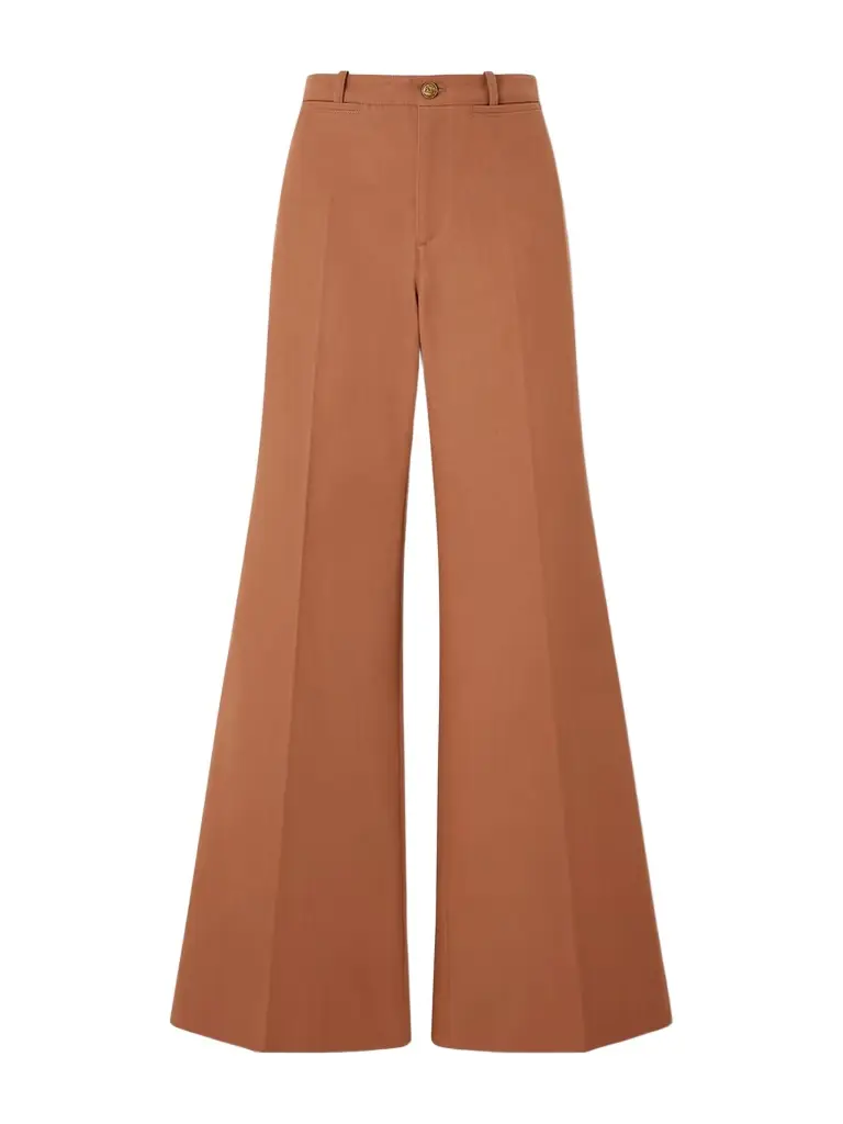 Chloé Organic Cotton Wide-leg Pants