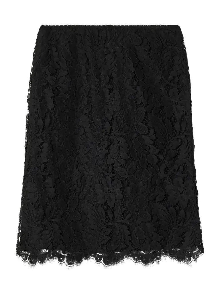 Chloé Cotton-blend Lace Midi Skirt