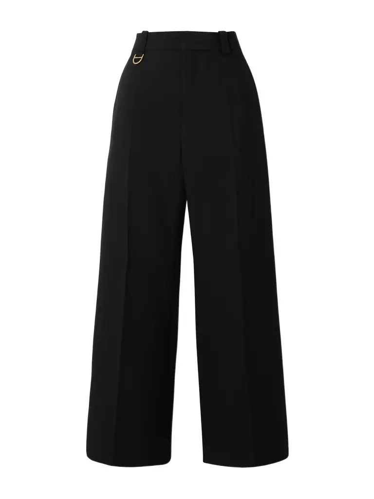 Chloé Wool-crepe Straight-leg Pants