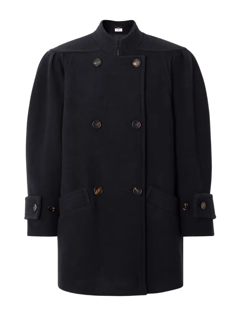 Chloé Wool-blend Double-breasted Coat