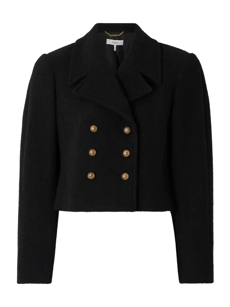 Chloé Double-breasted Wool-blend Jacket