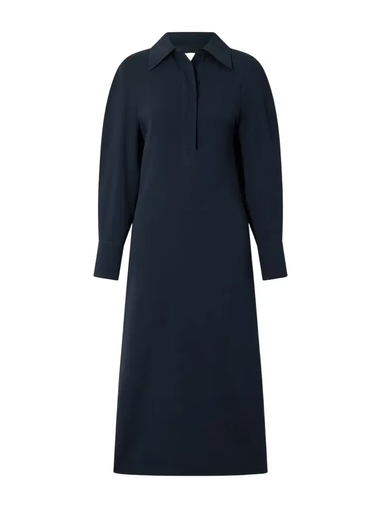 Victoria Beckham Crepe Midi Dress