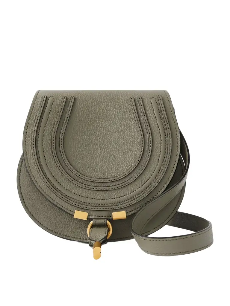 Chloé Marcie Mini Textured-leather Shoulder Bag