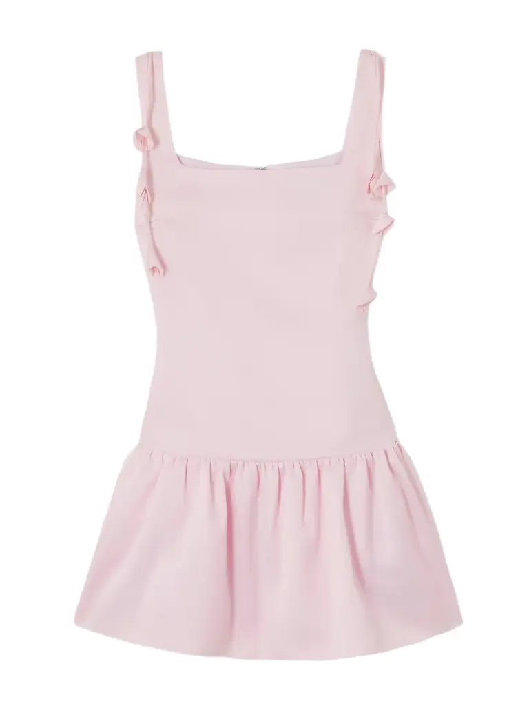Self-Portrait Embellished Taffeta Mini Dress
