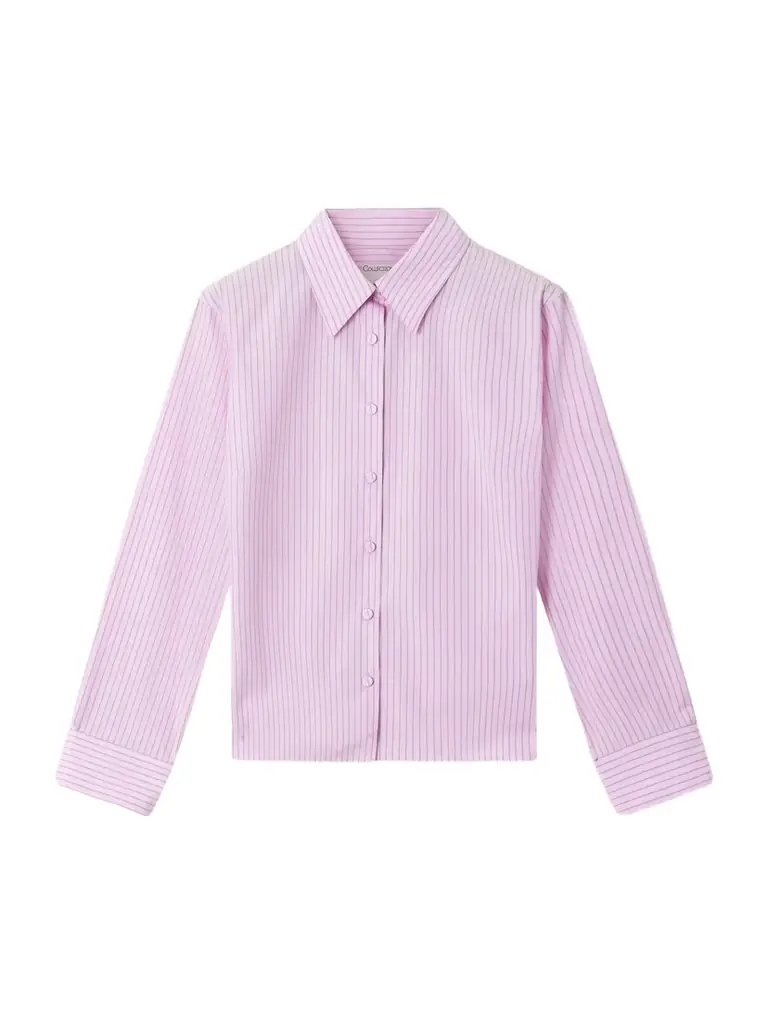 Calvin Klein Collection Daisy Striped Cotton-poplin Shirt