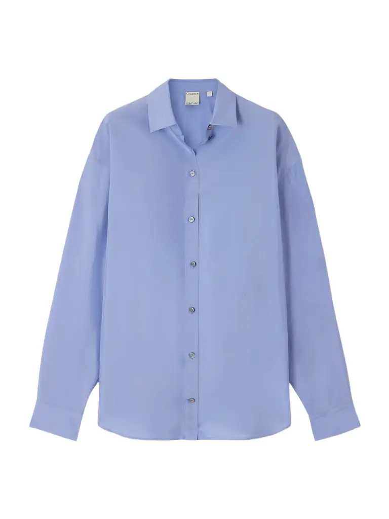 Calvin Klein Collection Frances Silk-satin Shirt