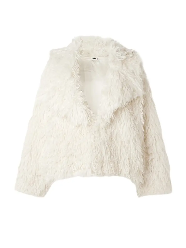 Staud Soprano Oversized Plush Jacket