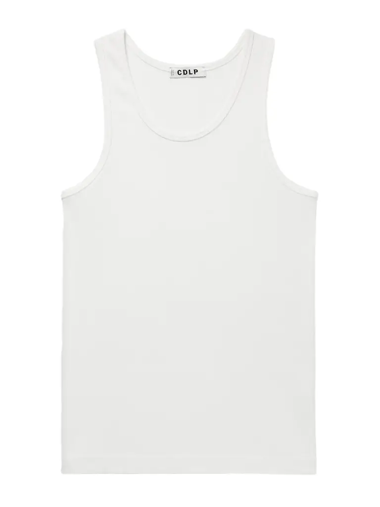 CDLP Ribbed Stretch Lyocell and Cotton-Blend Tank Top - Men