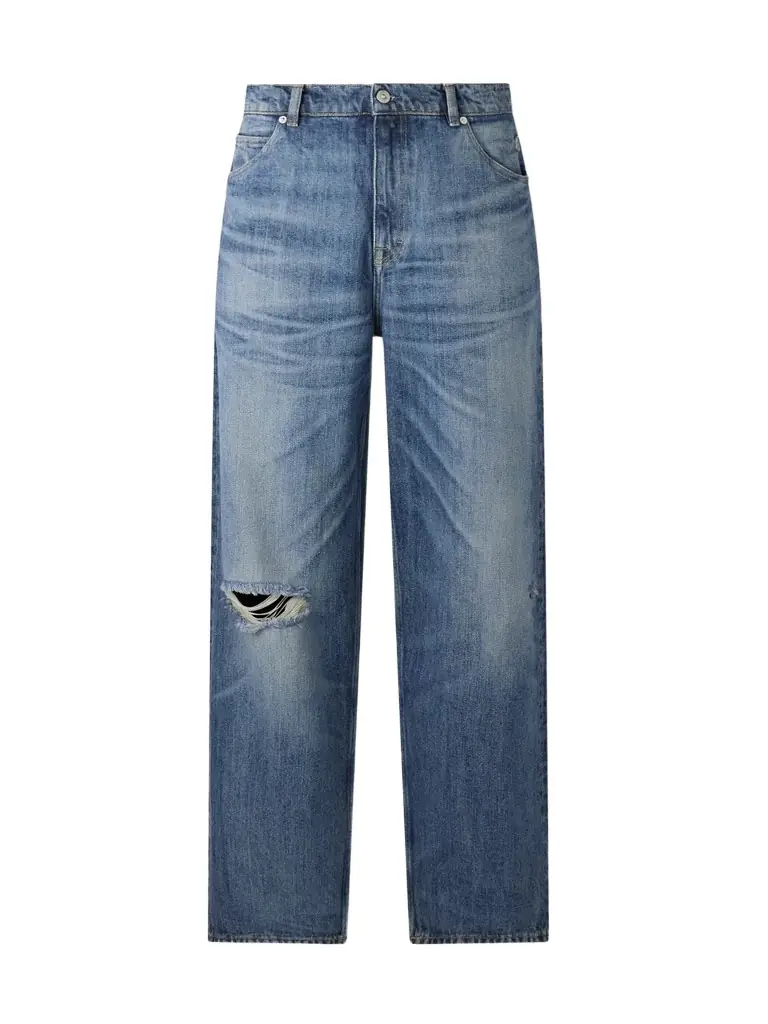 Our Legacy Wide-Leg Distressed Jeans - Men