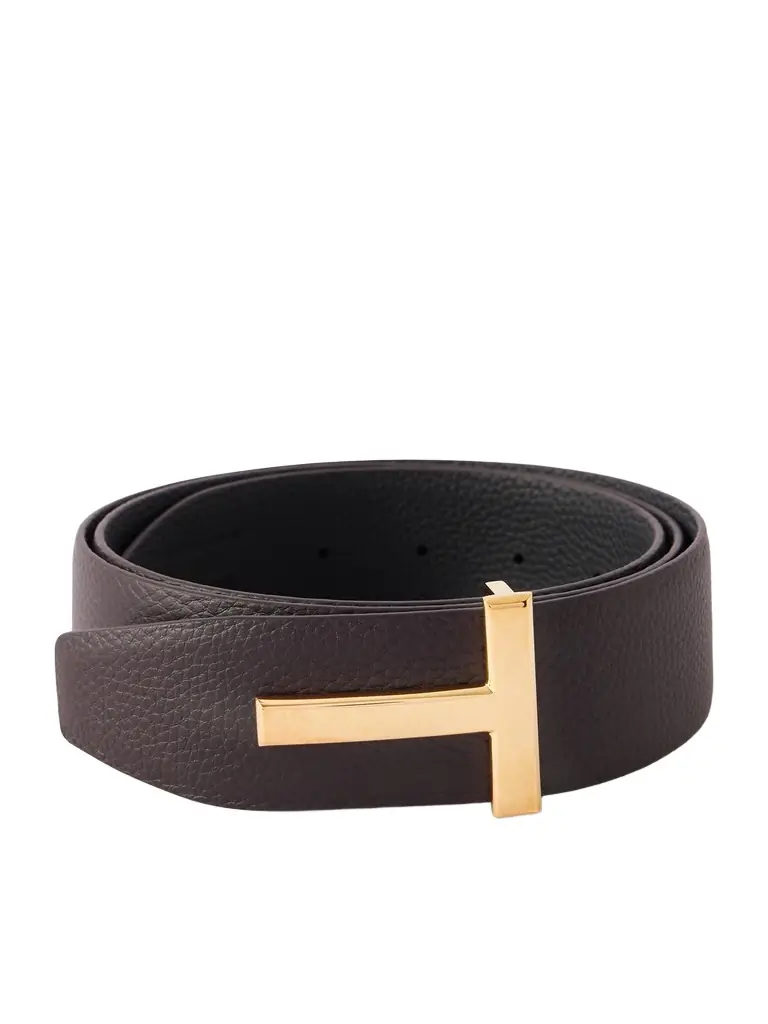 Tom Ford 4cm Full-Grain Leather Belt - Men
