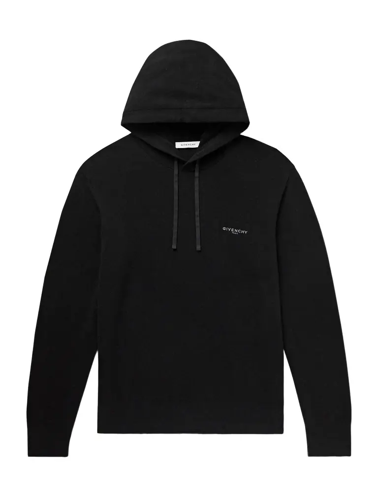 Givenchy Logo-Print Wool and Cashmere-Blend Hoodie - Men