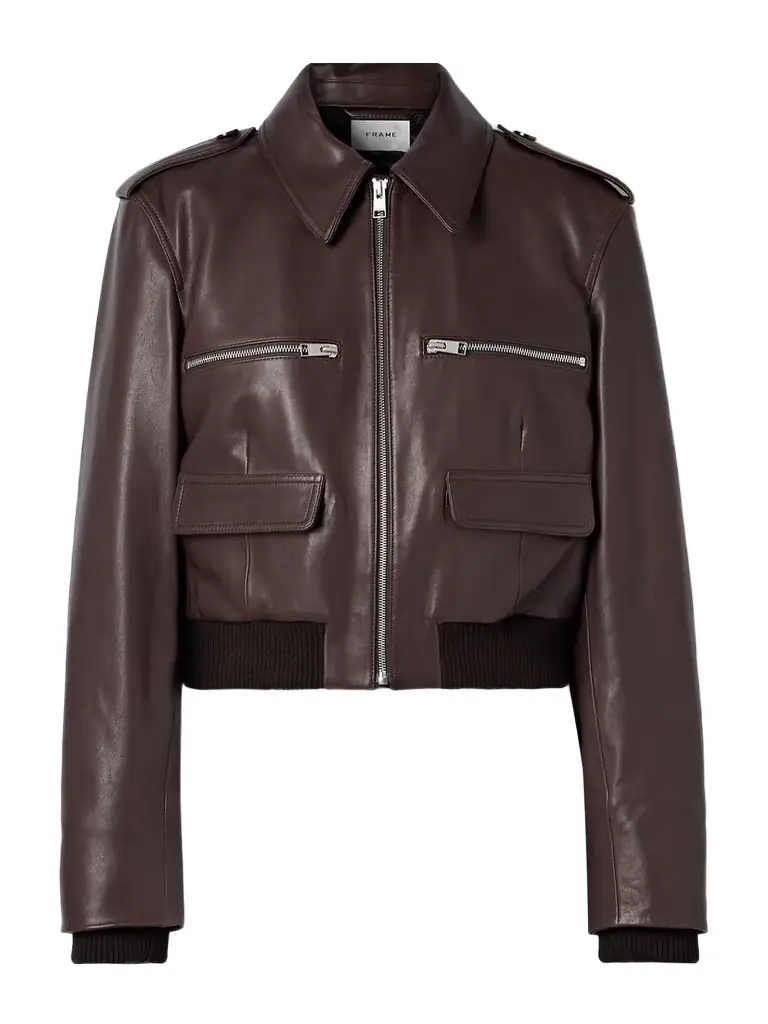 Frame The Aviator Leather Jacket