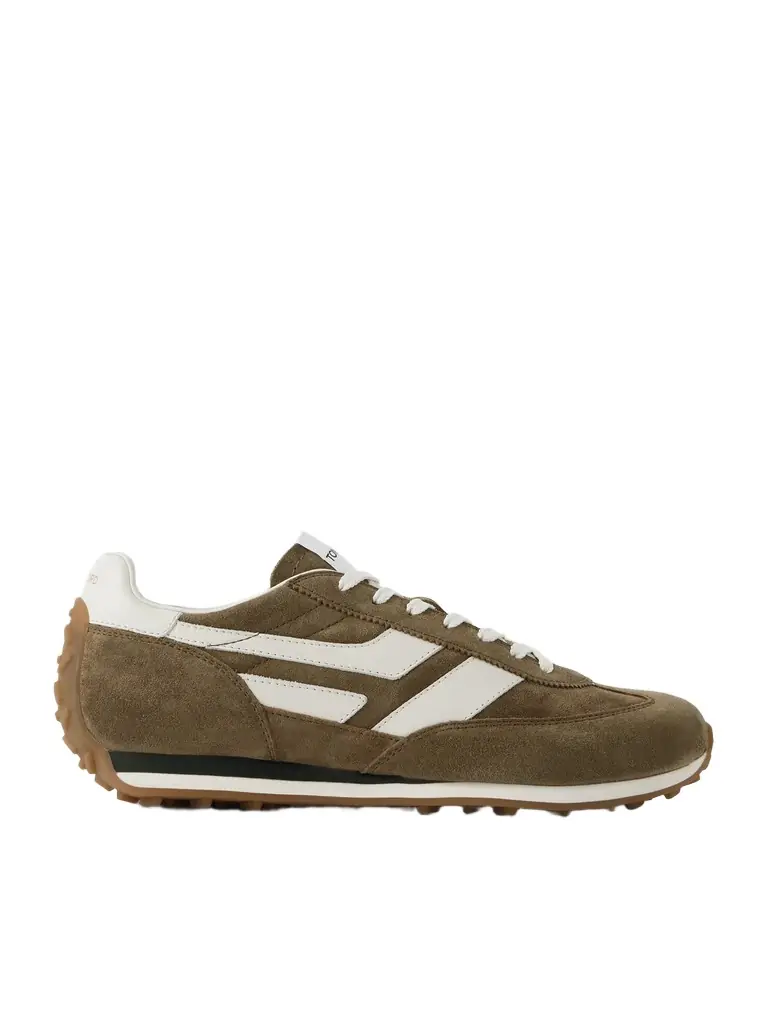 Tom Ford Mick Leather-Trimmed Suede Sneakers - Men