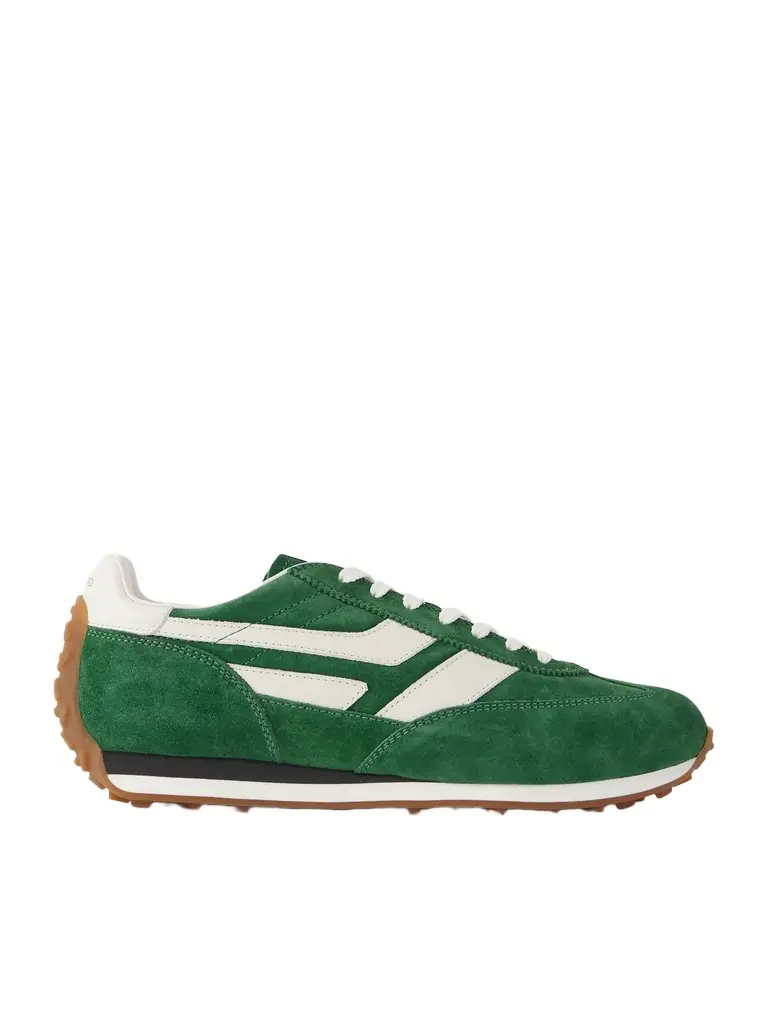 Tom Ford Mick Leather-Trimmed Suede Sneakers - Men