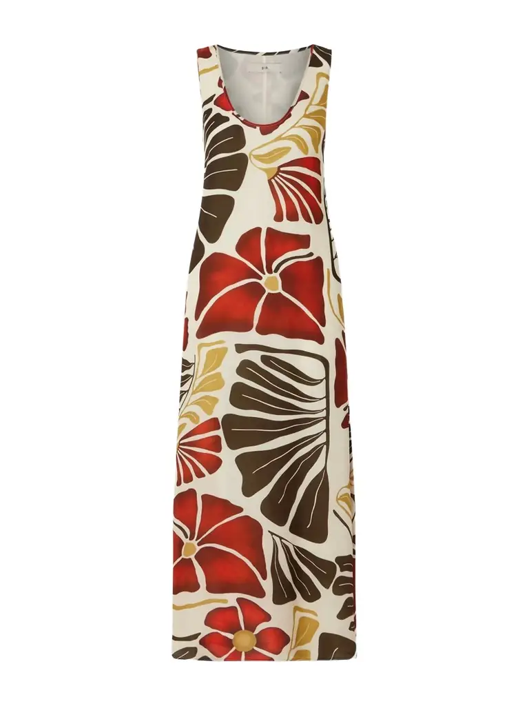 SIR. Julietta Printed Twill Maxi Dress