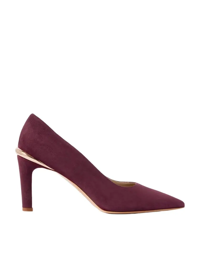 Gabriela Hearst Edwina 75 Suede Pumps