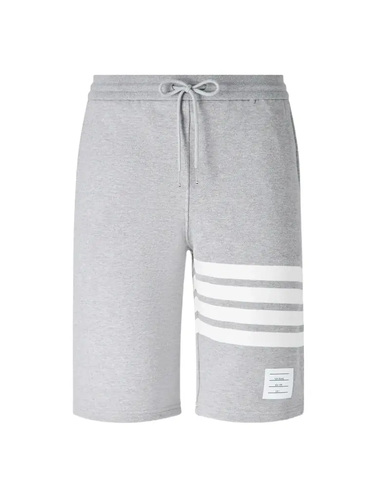 Thom Browne Striped Loopback Cotton-Jersey Shorts - Men