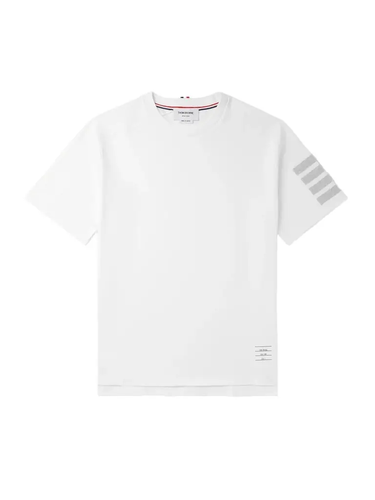 Thom Browne Striped Cotton-Jersey T-Shirt - Men