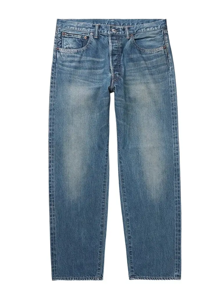 A.PRESSE Straight-Leg Selvedge Jeans - Men
