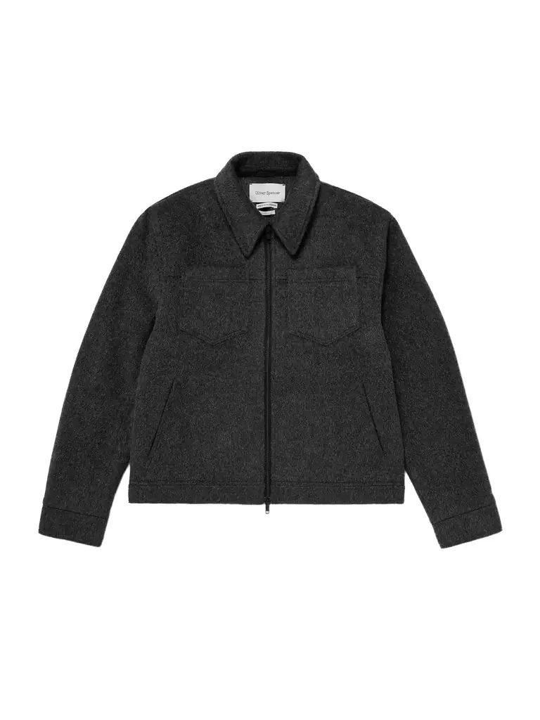 Oliver Spencer Norton Brushed Recycled Wool-Blend Jacket - Men