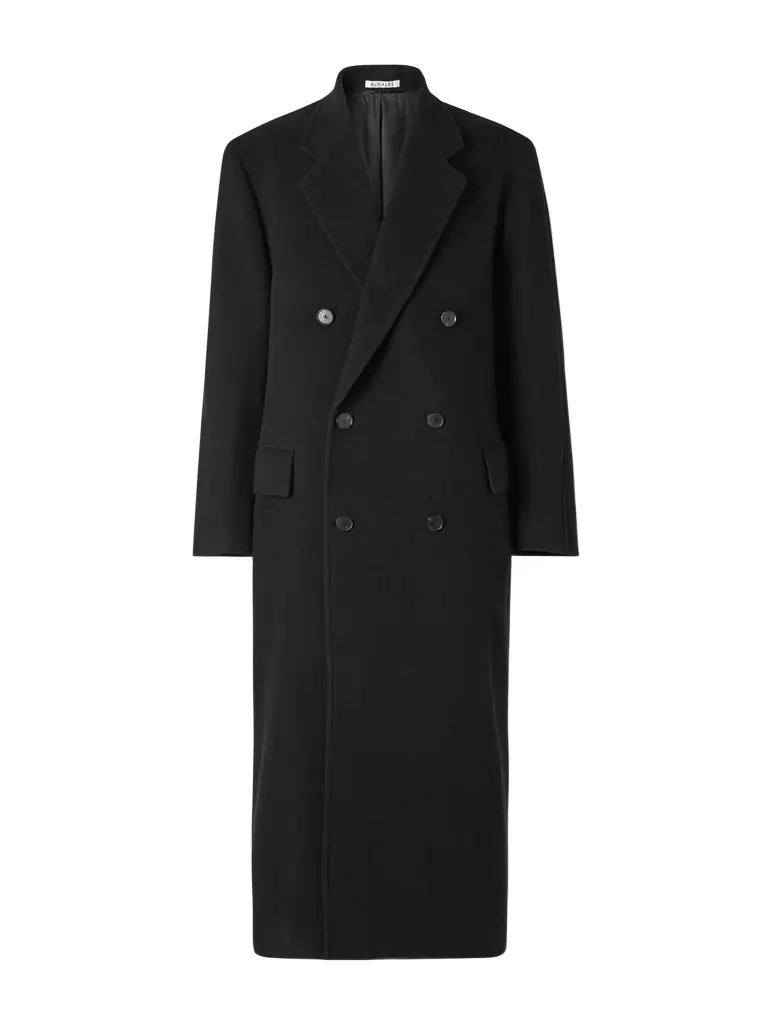 Auralee Double-Breasted Wool Coat - Men