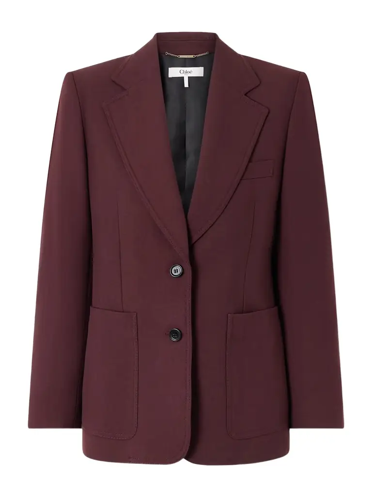 Chloé Wool-gabardine Blazer