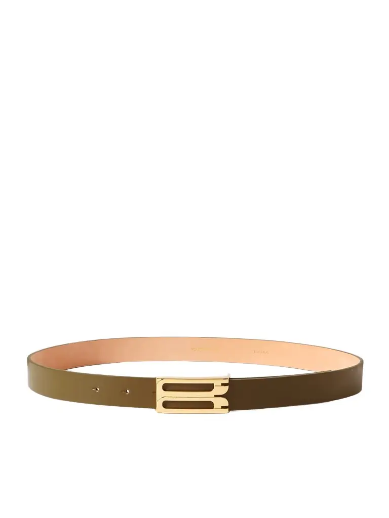 Victoria Beckham Frame Leather Belt