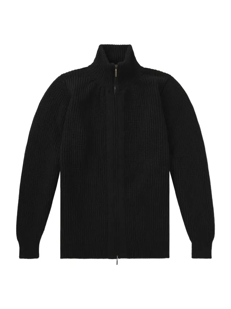 William Lockie Zack Ribbed Cashmere Cardigan - Men
