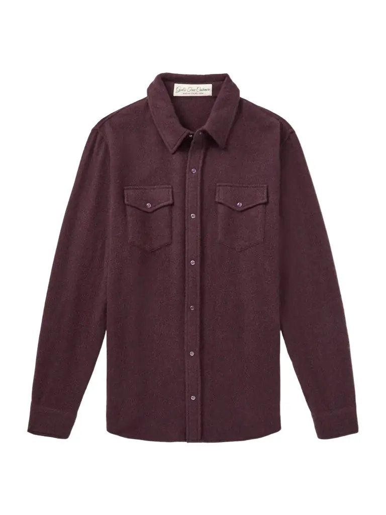 God's True Cashmere Cashmere Shirt - Men