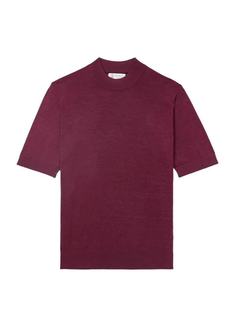 Brunello Cucinelli Silk and Cotton-Blend T-Shirt - Men