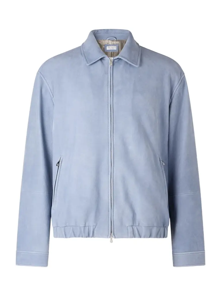 Brunello Cucinelli Suede Blouson Jacket - Men