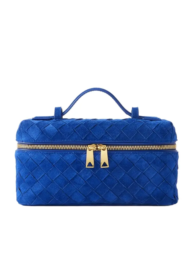 Bottega Veneta Bang Bang Intrecciato Suede Tote