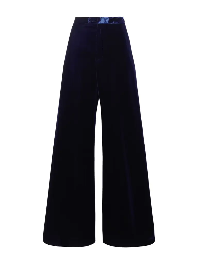 Etro Velvet Wide-leg Pants
