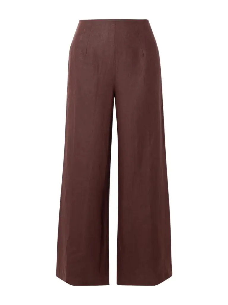 Faithfull Syna Linen Wide-leg Pants