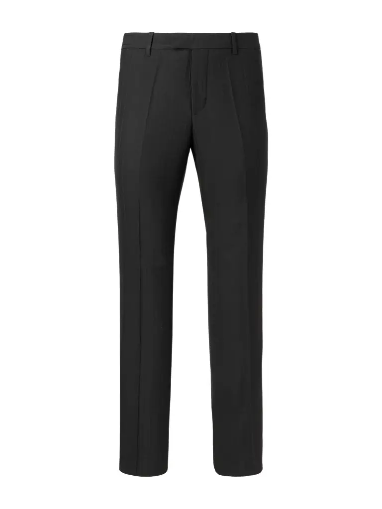 Enfants Riches Déprimés Skinny Lieutenant Straight-Leg Pinstriped Virgin Wool Trousers - Men