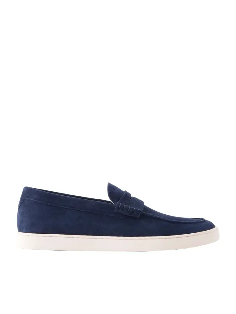 Brunello Cucinelli Suede Penny Loafers - Men