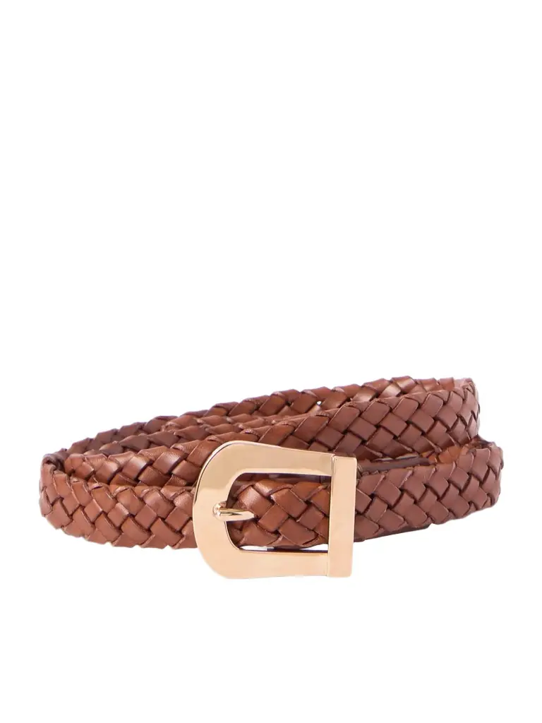 Gabriela Hearst Marija Woven Leather Belt