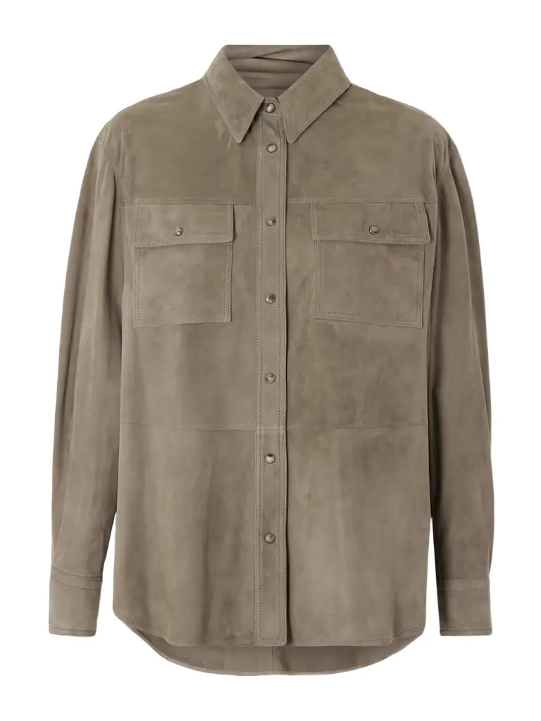 Brunello Cucinelli Suede Overshirt