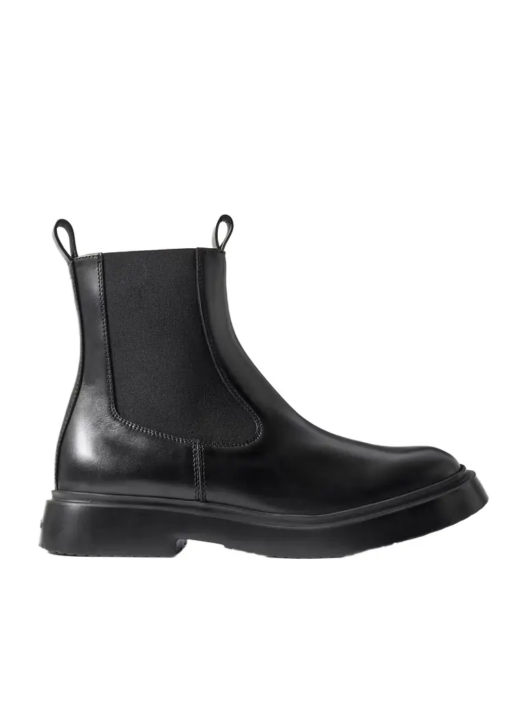 Proenza Schouler Bank Leather Chelsea Boots