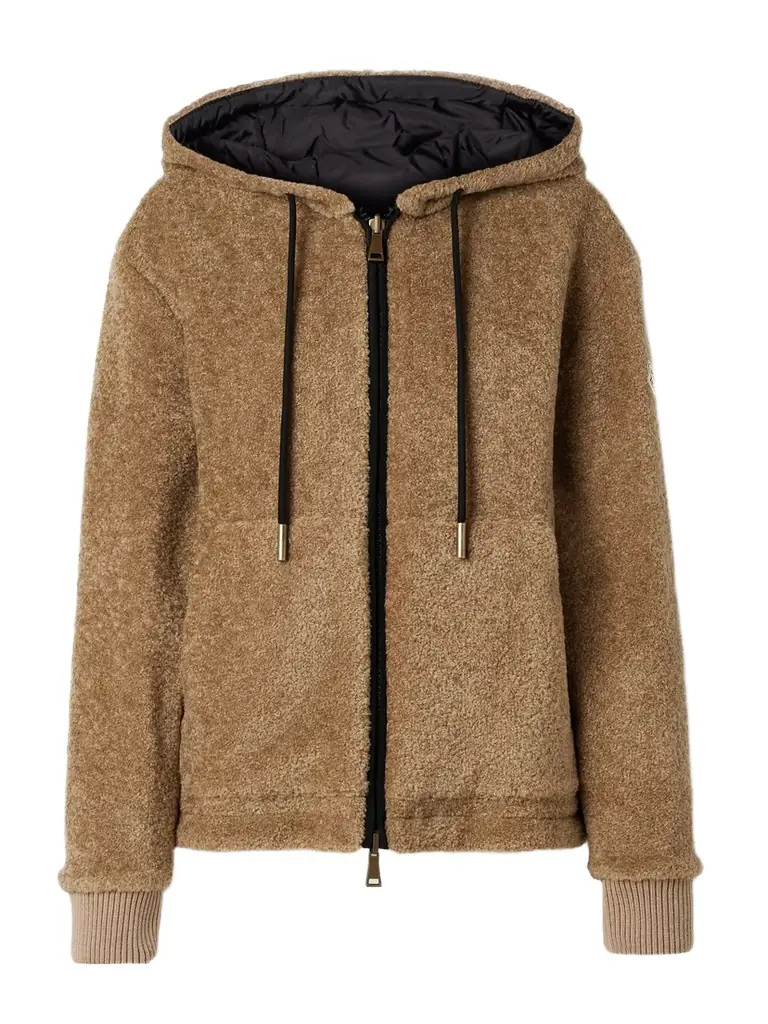 Moncler Reversible Fleece And Shell Zip-up Hoodie