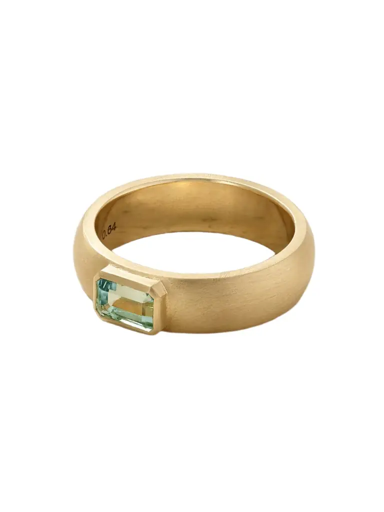 Irene Neuwirth Gem Drop 18-karat Gold Emerald Ring