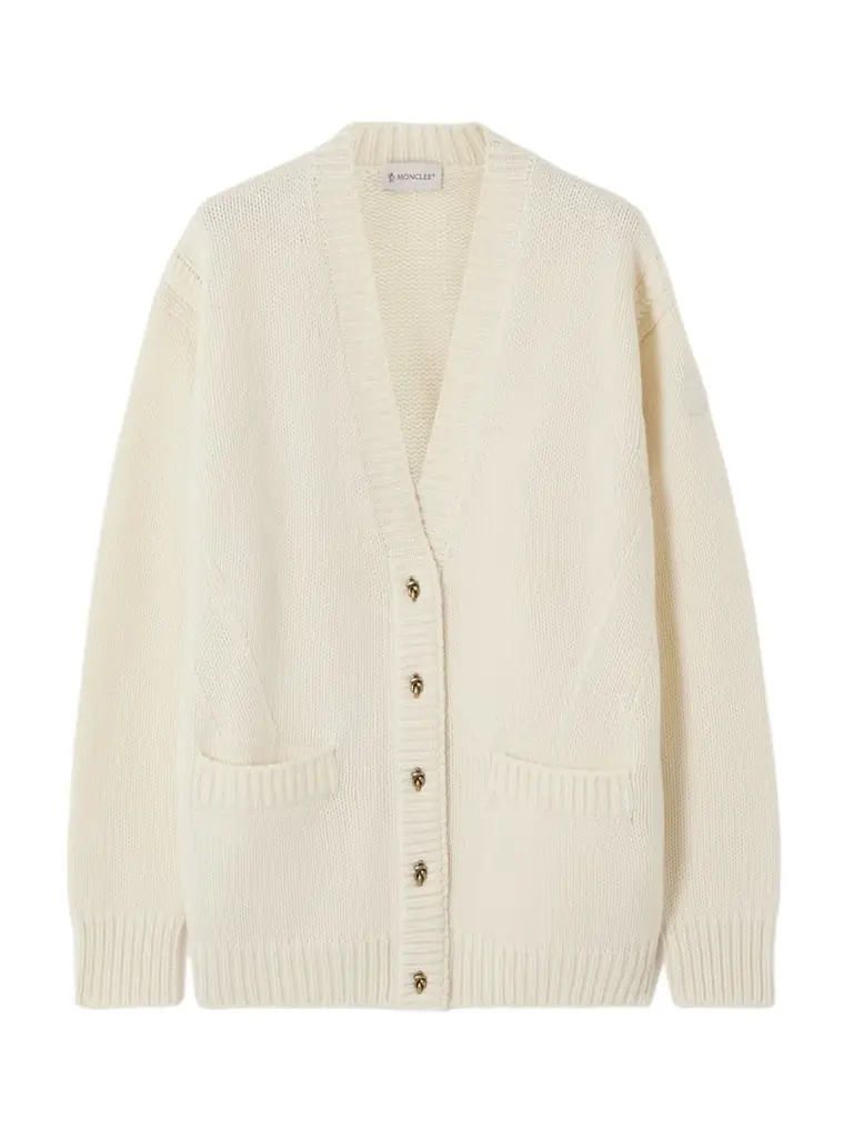 Moncler Wool And Cashmere-blend Cardigan