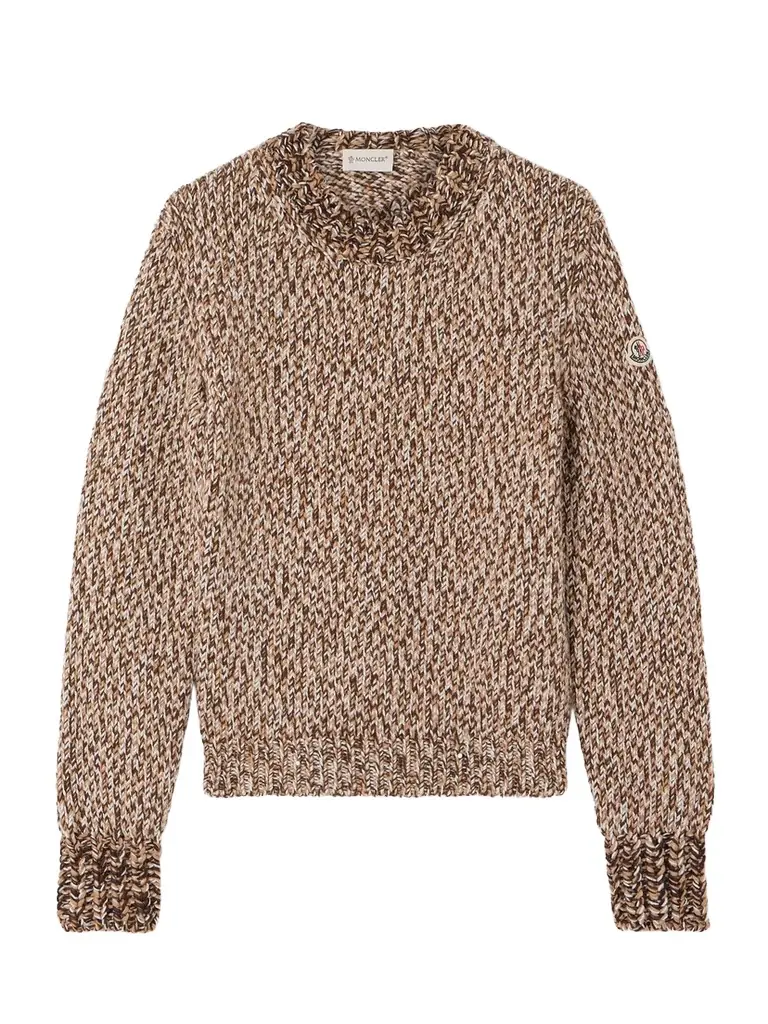 Moncler Archivio Dna Appliquéd Wool Sweater