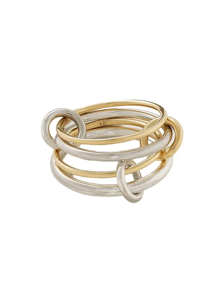 Spinelli Kilcollin Pisces 18-karat Gold And Sterling Silver Ring
