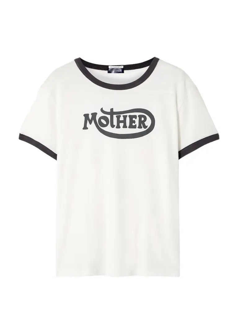 Mother The Lil Goodie Printed Cotton-blend Jersey T-shirt