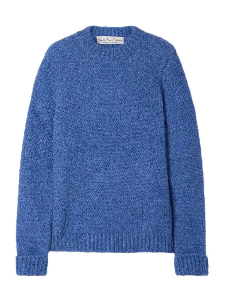 God’s True Cashmere Cloud Cashmere-bouclé Sweater